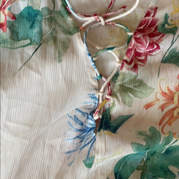 3 for $25 - NWT zara blouse cinched waist & sash - Picture 3 of 4